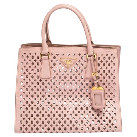 prada light pink tote|Prada foldable shopping tote.